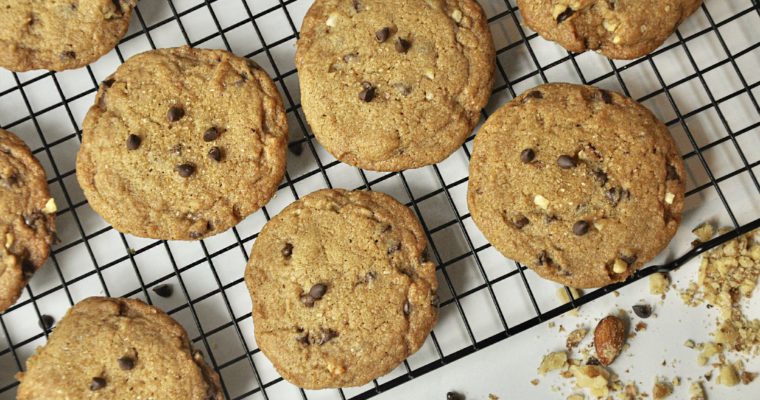 Ultimate Crunchy Chocolate Chip Nut Cookies